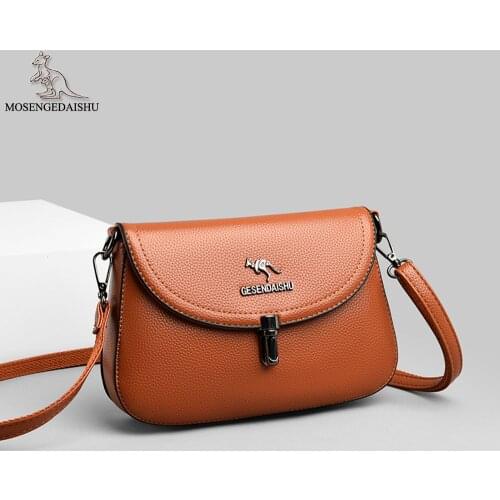 Fashion Letter Designer Ladies Shoulder Bag New Solid Color Women Messenger Bags High Quality PU Leather Womens Travel Bag Sac
