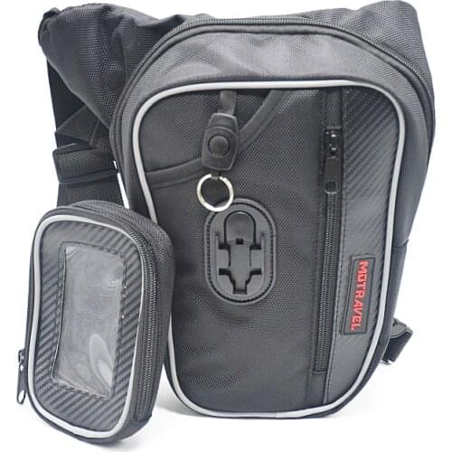 Motorcycle Men Travel Hip Bum Fanny Pack Cell Phone Case Purse Belt Male Shoulder bag Waist Bags Oxford Leg Bag Drop Backpack