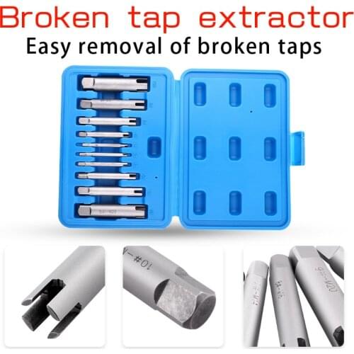 Remove Stripped Damaged Screw Tap Extractor Drill Bits Set Home Accessories Tools Alloy Steel Broken Head Taps