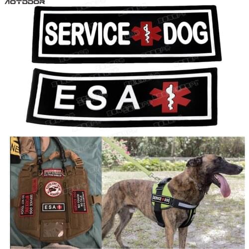 Service DOG THERAPY PET Velcros Patches Medic Working Dog In Training Emblem Badge K9 K-9 Patch For Dog PET Vest Harnesses