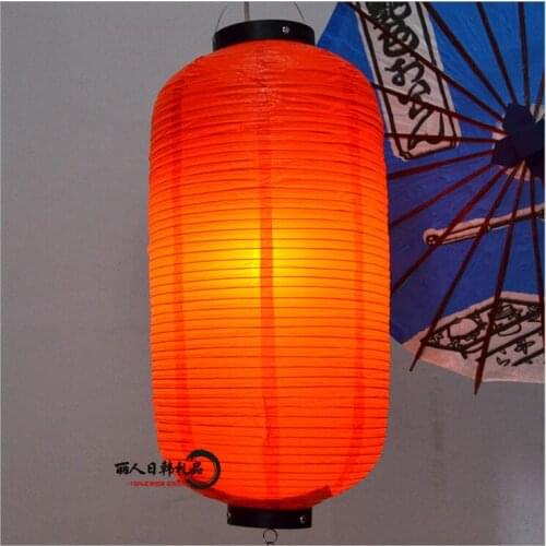 New Design Waterproof Paper Lamp Large Hang Light Satin Bar Decor Pub House Decor Japan PubHouse Paper Lantern Mix Design