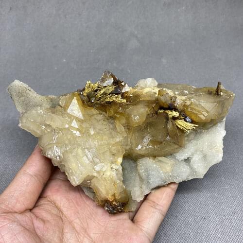 Specimen of natural barite antimony ore producing area of ​​Lengshuijiang in Hunan