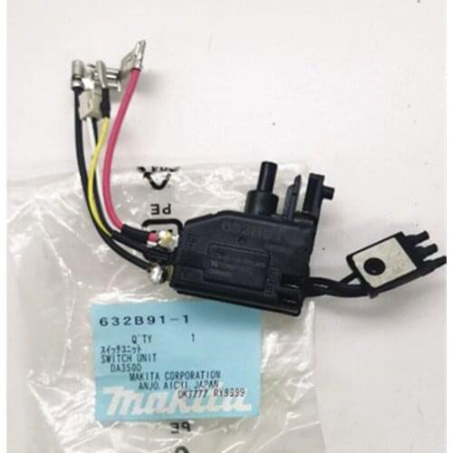 Switch 632B91-1 For MAKITA 638881-8 6506060 BDA350RFE DDA350Z DDA341Z DDA351RFE DDA350RMJ DDA340Z DDA340RFE BDA351Z BDA351RFE