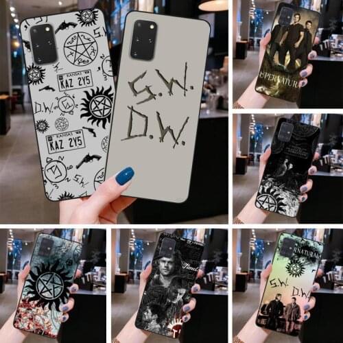 Supernatural SPN Dean And Sam Phone Case For Samsung Galaxy S21 Plus Ultra S20 FE M11 S8 S9 plus S10 5G lite 2020
