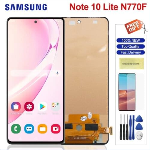 TFT Screen for Samsung Galaxy Note 10 Lite Lcd Display Touch Screen Digitizer Parts For Samsung Note10 Lite N770 N770F