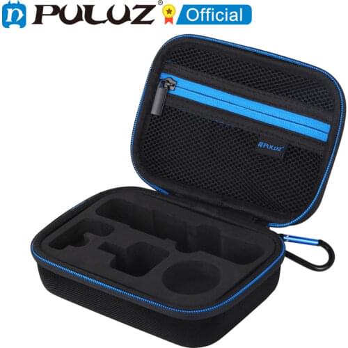 PULUZ EVA Storage Hard Shell Carrying Travel Protective Case Box For DJI OSMO Pocket Accessories Size: 16cm x 11cm x 6.5cm