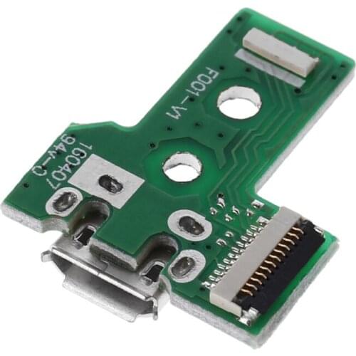 USB Charging Port Board With 12 Pin Flex Cable For JDS-030 PS4 Controller