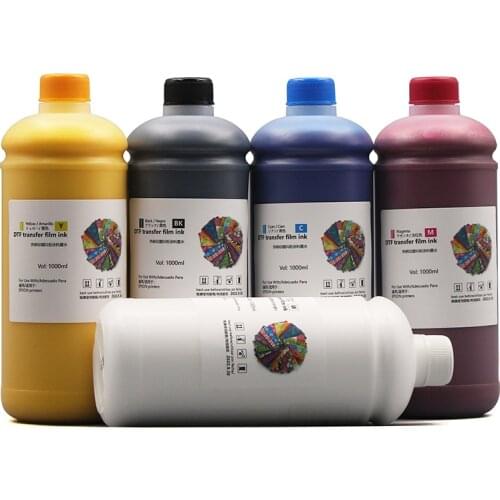 WINNERJET 1000ml DTF white Ink Direct Transfer Film for Epson l1800 Printer PET Film Printing