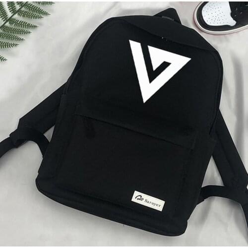Harajuku Seventeen Backpack Women Got7 K-pop Ullzang Fans Backpack Canvas Bag Mamamoo Girls School Back Packs Sac A Dos Femme
