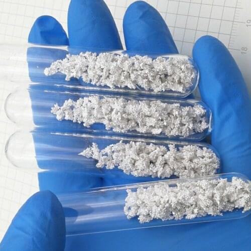 1g/5g/10g 99.99%,Silver crystal Irregular Lump Pieces in glass ampoule