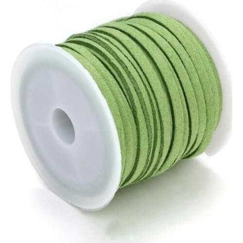 2 Meters\lot 2.8 mm Width Suede Velvet Leather Cords Thread String Ropes Cord For Handmade DIY Bracelets Jewelry Making