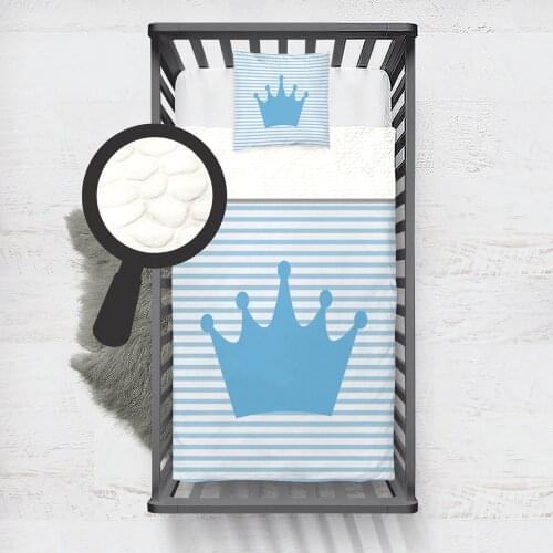 Kids Minky Blanket Super Soft and Warm Baby Blankets Children for Couch and Bed Hero Crown Model 078