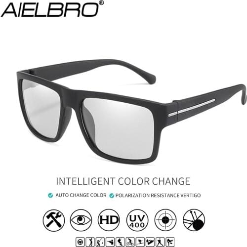 Photochromic Sunglasses Men Women Polarized Sun Glasses Male Driving Goggles Outdoors UV400 Chameleon Goggles Gafas