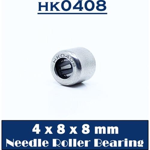 HK0408 Needle Bearings 4*8*8 mm ( 10 Pcs ) Drawn Cup Needle Roller Bearing HK040808 TLA48Z