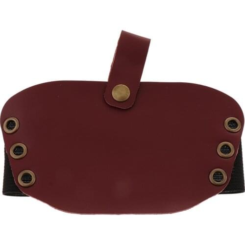 Artificial Leather Motorcycle Gear Shifter Shoes Boots Protection Cover Shift Adjustable Pad