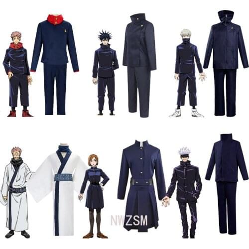 Anime Jujutsu Kaisen Costumes Jujutsu Kaisen Cosplay Costume Kugisaki School Uniform Set Halloween Party