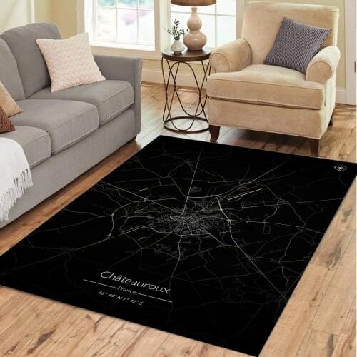 Chateauroux Carprt Rug for Living Room Bedroom Decoration Home Non-slip Rugs Floor Mat Dropshipping