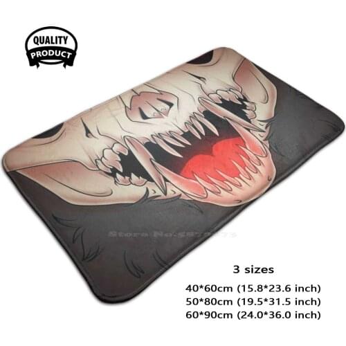 Beast Soft Foot Pad Room Goods Rug Carpet Skull Monster Beast Demon Occult Death Rotting Rot Decay Decaying Banshee Cursed