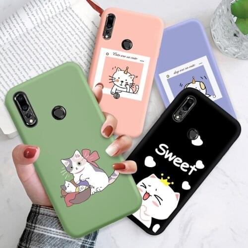 Cartoon Shockproof Phone Cases For Huawei P20 Pro P20 Lite P30 P40 Lite E P8 Lite P10 Lite P Smart S Liquid Silicone Cover Coque
