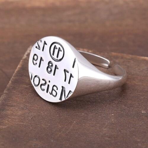 BOCAI New Solid 100% s925 silver Man ring simple personality fresh temperament fashionable Woman ring