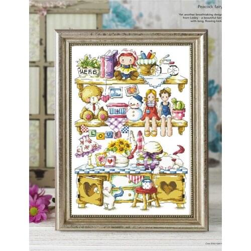 Cross Stitch Set Chinese Cross-stitch Kit Embroidery Needlework Craft Packages Cotton Fabric Floss New Designs Embroidery G18