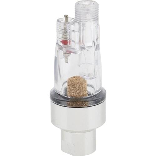 Pro Airbrush In-Line Moisture Water Trap Air Filter Spray Gun/Connector 1/8"
