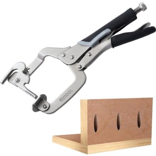 Woodwork Right Angle Clamp Adjustable C-Clamp Welding Carpentry Corner Pliers Pocket Hole Tool 2 Ways To Use For Woodworking