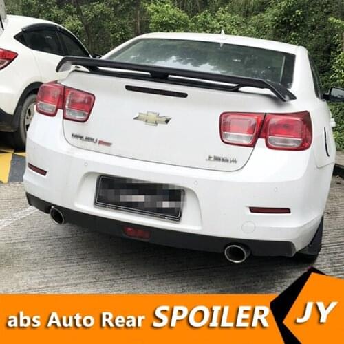 For Chevrolet Malibu Spoiler 2012-2018 Malibu spoiler High Quality ABS Material Car Rear Wing Primer Color Rear Spoiler