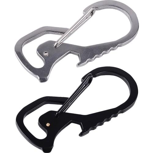 Camping Hiking Carabiners Metal Locking Outdoor Hanging Hook climbing Tactical escalada Snap mousqueton Dropship#0527