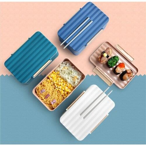 Creative Lunch Box High Capacity Food Container Durable Portable Bento Box Healthy Material For Kids Student Lunch Box