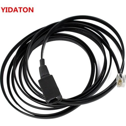1.5M/3M Microphone Extension Extended Cable for MH-48A6J for Yaesu FT-7800/7900 /FT-8800/FT1907/1807/7900/7800/2900/350R/2900