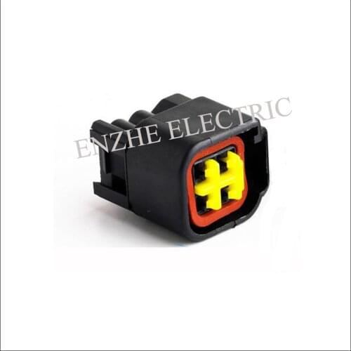 100SET car female cable connector terminal 4 pin connector automotive Plug socket Oxygen sensor plug DJ70420-2.3-21