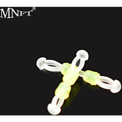 MNFT 12Pcs Fishing Line Space Bifurcation Bean Sub-line Anti-Winding Bifurcation Fishing Line Hook Separator