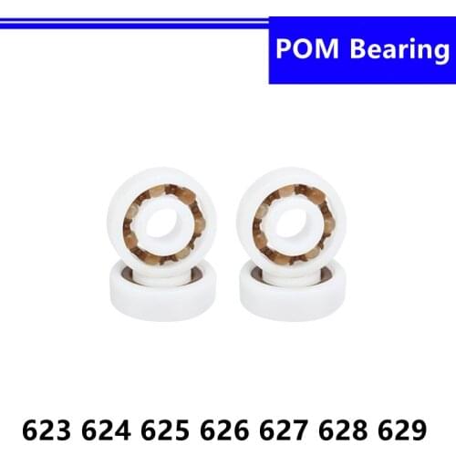 20Pcs/50Pcs POM Plastic Glass Ball Bearing Insulation 623 624 625 626 627 628 629 Nylon Cage No Rust Non-magnetic