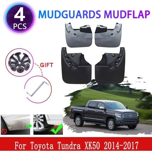 4x for Toyota Tundra XK50 2014 2015 2016 2017 Mudguards Mudflaps Fender Mud Flap Splash Mud Guards Protect Cover Car Accessories