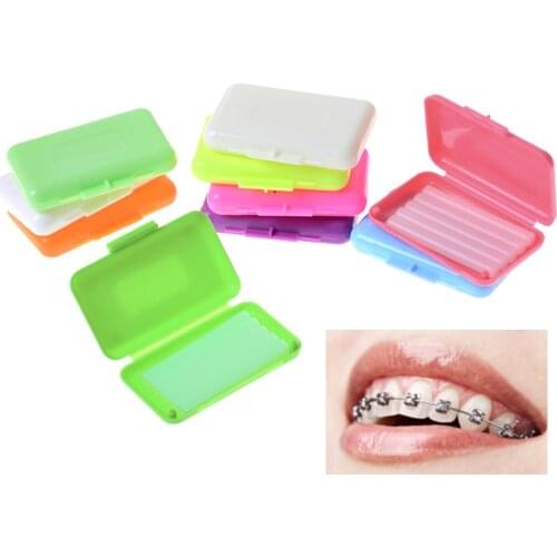 5 Pcs/pack For Brace Bracket Gum Irritation Oral Care Products Dental Orthodontics Ortho Wax Fruit Scent