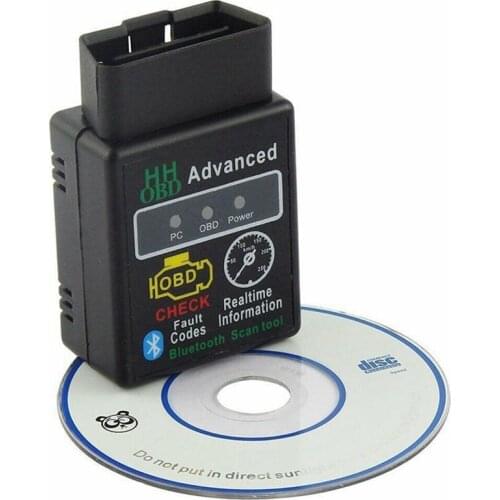 New V2.1 ELM327 HH OBD2 OBDII Petrol Car Auto Bluetooth Android Torque/PC Diagnostic Scan Tool Interface Car Accessories Scanner