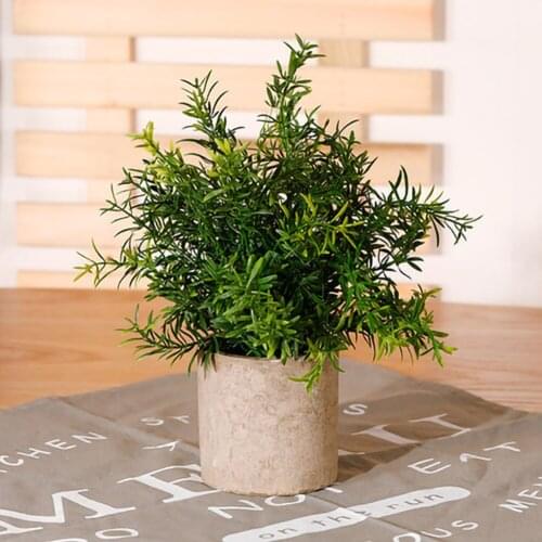 Simulated Potted Plants Simulation Potted Plastic Flowerpot Artificial Flower Desktop Bonsai