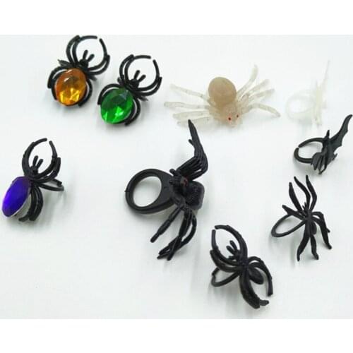 Y55B Bats Ring Children Toys for Chrismas/Halloween Girls Accessories Funny Gifts Creative Halloween Gifts for Kids