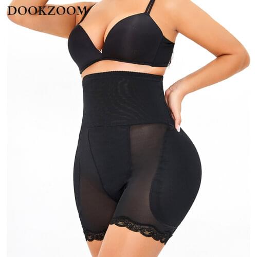 Women Butt Lifter Shapewear Slim Waist Tummy Control Panties Body Underwear Pad Fake Buttocks Lingerie Thigh Slimmer Plus Size