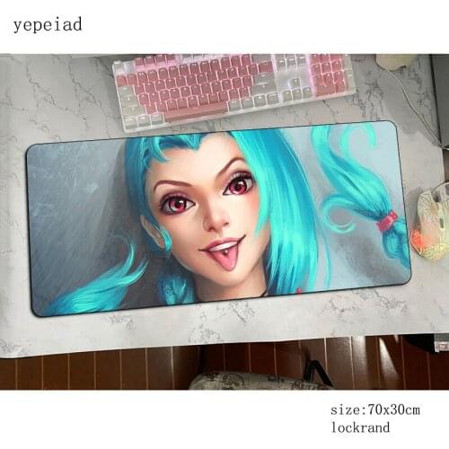 Jinx mouse pad gamer Halloween Gift 80x30cm notbook mouse mat gaming mousepad large 3d pad mouse PC desk padmouse mats