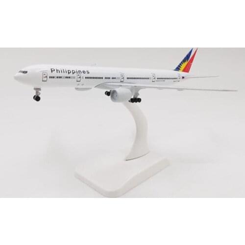 20CM 1:300 Philippine Airlines 777 B777 Airplanes Plane Aircraft Diecast Alloy Model Toy Airliner Gift Kid Toy Collectible Gifts