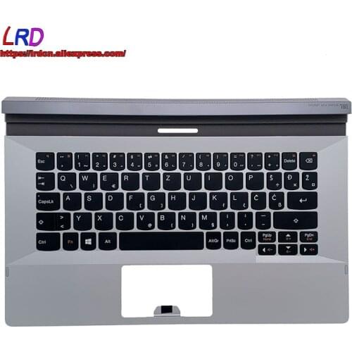New Original C Cover Upper Case Palmrest with SI Slovenian Base Docking Keyboard for Lenovo Miix2 11 Tablet Laptop 90205292