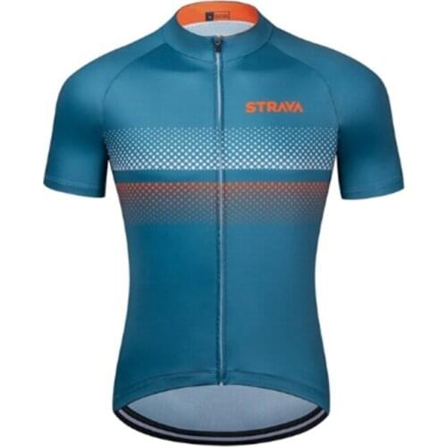 2021 strava New Mens Style High Quality Cycling Breathable Wear Bike Clothing China Custom Cycling Jersey Hot sale products