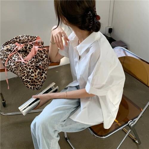 New white blue Spring cotton Shirt Casual white Tops Girls Blouse Women Long sleeve Linen Cotton Plus Size Women Blouses femme