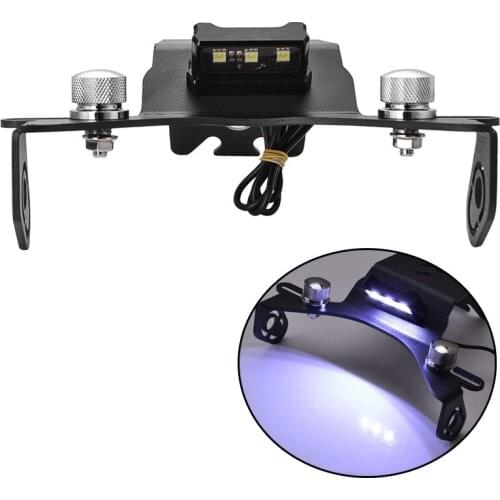 New YZFR1 YZF-R1 Motorcycle Rear License Plate Bracket Holder Plate led Light cover For Yamaha YZF R1 2004- 2012 2013 2014 ATV