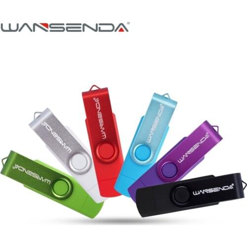 Original Wansenda USB 2.0 OTG USB flash drive for Smart Phone Tablet PC 4GB 8GB 16GB 32GB 64GB 128GB 256GB Pendrives