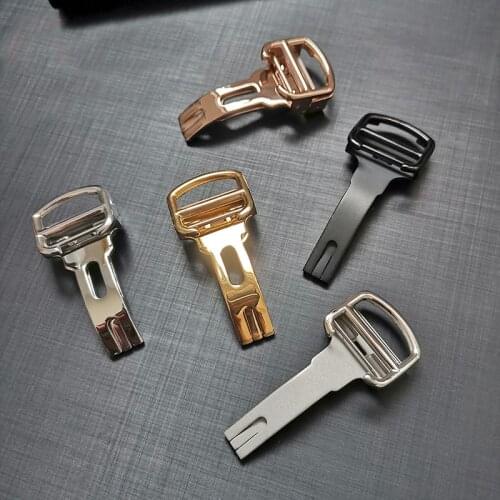 316L Stainless Steel Belt Buckle For Ballon Bleu Watch Leather Strap Bracelet Band Buckles ,Watch Parts 12-20mm