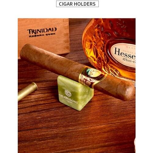 Large Diameter Natural jade Cigar Holder Smoking Accessories Cigarette Portable Men Gadget Fathers Day Business Upscale Gift