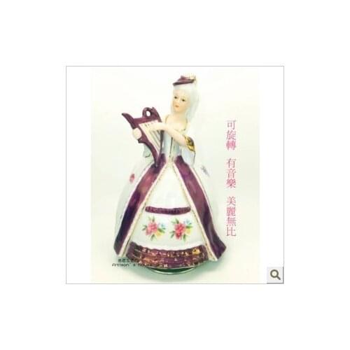 Taiwan imported ceramic music box business gifts birthday gift ideas creative female students preferred Christmas